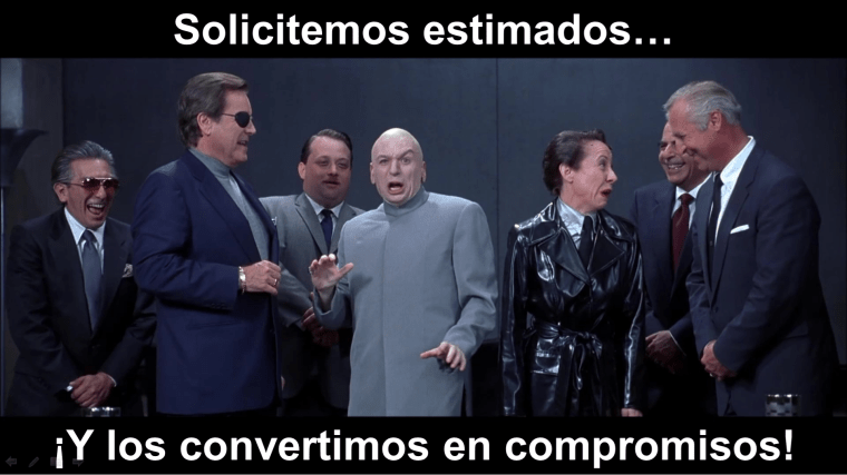 Solicitemos estimados